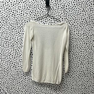 Flook the label Open Back White Long Sleeve Tee Top Revolve